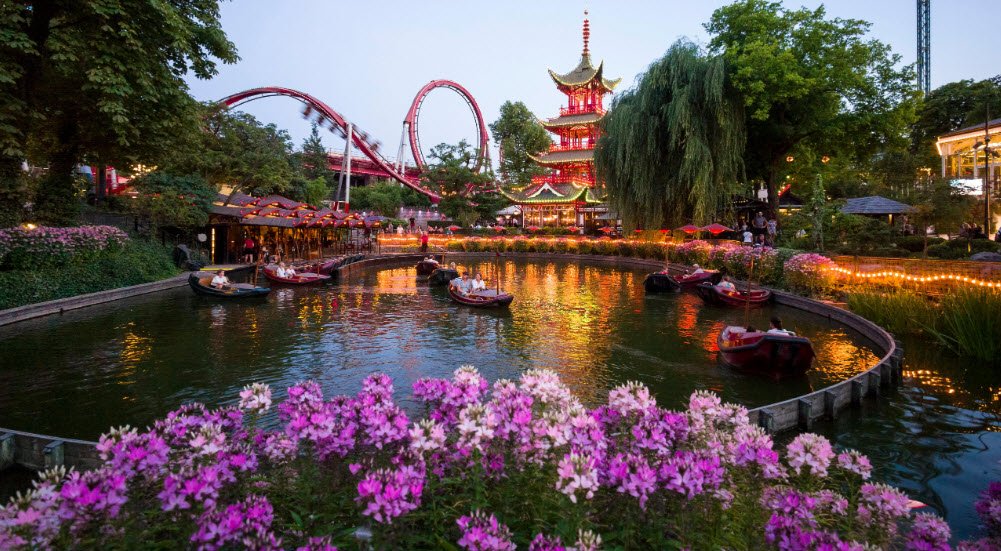 Tivoli Gardens, Copenhagen, Denmark